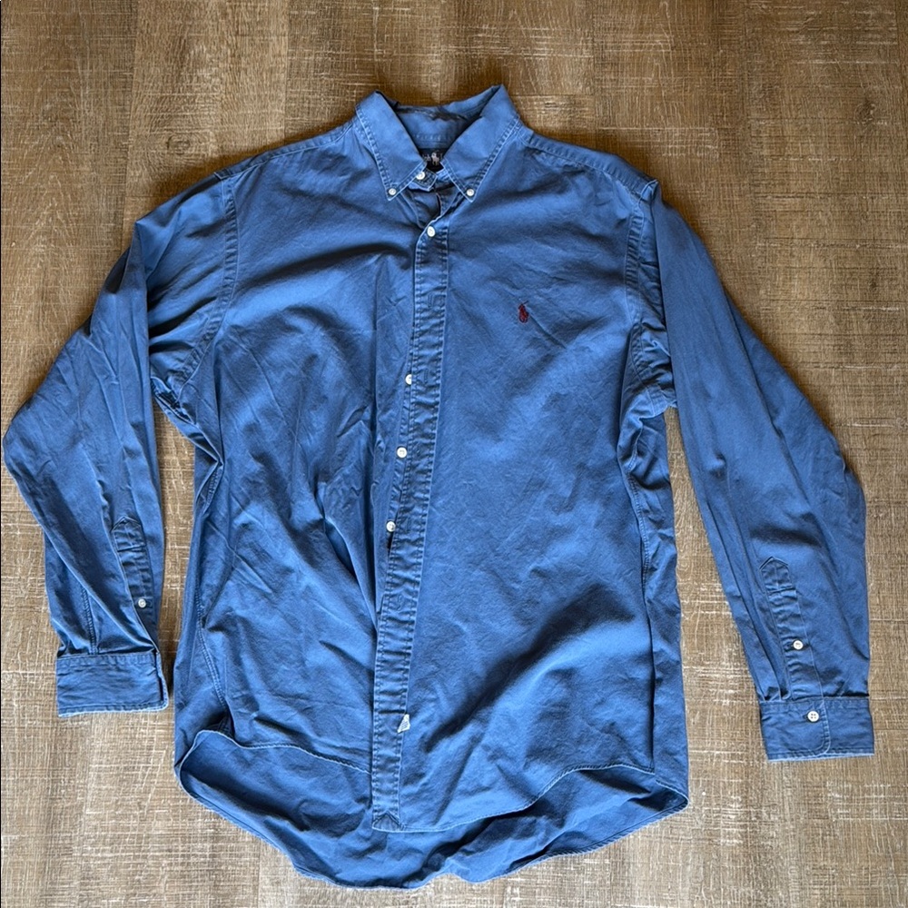 Men's Ralph Lauren/Polo Blue button up Shirt